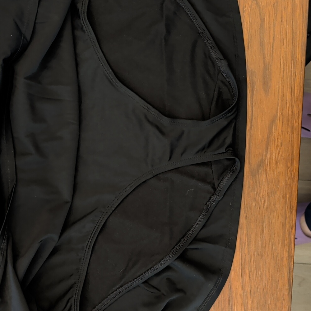 NWT Side Slit Swim Skirt In Black Womens Plus 24 Cacique Lane Bryant NEW 1106580 - Picture 2 of 3